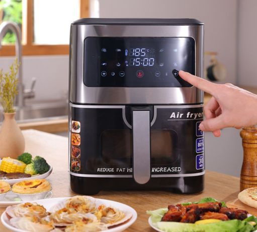 aerogril-kb-6001-umnaia-fritiurnica-bez-masla-68-l-sensornoe-upravlenie-s-displeem-1500-vt-nerz-stal-big-4