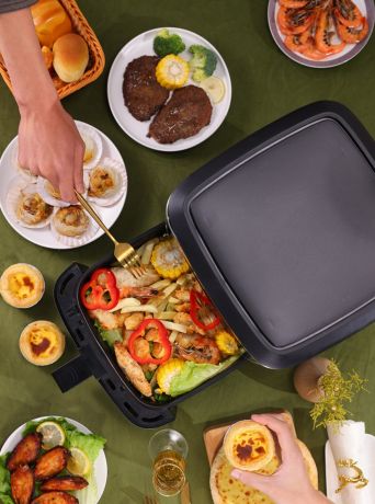 aerogril-kb-6001-umnaia-fritiurnica-bez-masla-68-l-sensornoe-upravlenie-s-displeem-1500-vt-nerz-stal-big-2